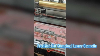 3D Emboss Hot Foil για συσκευασία παλέτας μακιγιάζ σε σχήμα βιβλίου