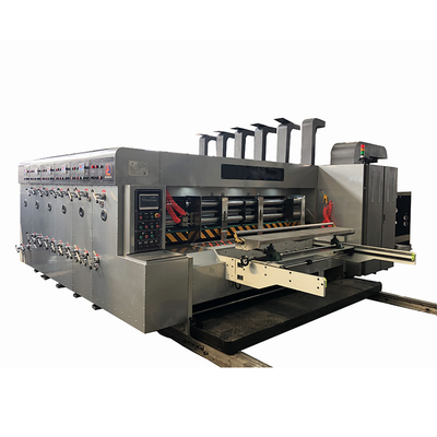 220pcs/Min Flexo εκτύπωσης μηχανών σε κυματοειδές πανό μηχανή κοπτών κύβων στοιβαχτών περιστροφική