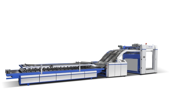 Αγορά JIGUO FMZ-1300 Αυτοματοποιημένη μηχανή λαμινοποίησης φλάουτα μέγιστο μέγεθος λαμινοποίησης 1300mm × 1250mm Οικονομική ταχύτητα 0-100 φύλλα / λεπτό Πίσω πάχος χαρτιού A / B / C / E Φλάουτα 3/4/5 στρώμα online manufacture
