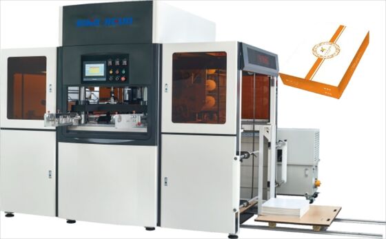 Αγορά JIGUO YH-1200G Automatic Servo Hot Stamping Machine,Διορθωτικό πάχος φύλλου:120-3000gm,Αριθμός κυλίνδρων τυπώματος:Τρεις κυλίνδροι,Αύξηση της ταχύτητας τυπώματος:1100~1400 s/h online manufacture