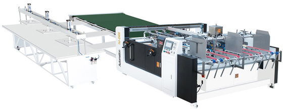 Αγορά 1650x1060mm ημι αυτόματο φακέλλων κιβώτιο χαρτοκιβωτίων Gluer ζαρωμένο μηχανή online manufacture