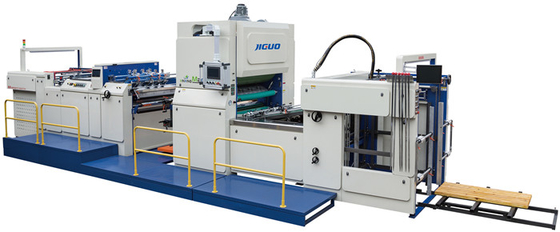 Αγορά Laminator ταινιών JIGUO αυτόματη υψηλή ταχύτητα μαχαιριών fmz-1080BN πετάγματος μηχανών online manufacture