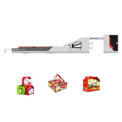 5 ζαρωμένη πτυχή Laminator φλαούτων μηχανή τρία σε μια αυτόματη υψηλή ταχύτητα