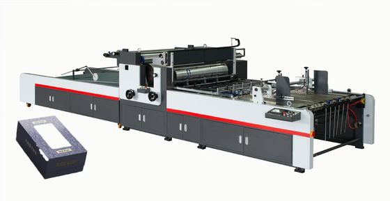 SINO JIGUO TC-1250A Αυτοματοποιημένη μηχανή επικάλυψης παραθύρων Max. Μέγεθος ταινίας 960*420mm Καρτόνι 150-1500g/m