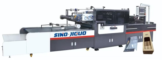 JIGUO TC-1250Q Full Servo Intrlligent Τμήμα Κόψιμο και Γραμμή Πίεση μηχανή παράθυρο,Τάχος φύλλου ταινίας (mm): 0.03-0.3mm,V Κόψιμο Max.