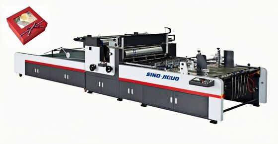 Αυτόματο μηχάνημα μπαλώματος παραθύρων SINO JIGUO TC-1500A για κυματοειδές και χαρτόνι | Διαστάσεις: 6200×2300×1700mm