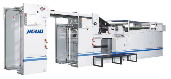 Laminator φλαούτων φύλλων 450x450mm αυτόματο ζαρωμένο χαρτόνι μηχανών πλήρως